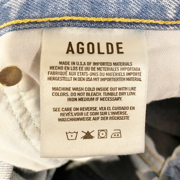 Agolde | 90s Mid Rise Straight Fit Jeans A089C-811Sz. 28 - Picture 11 of 11